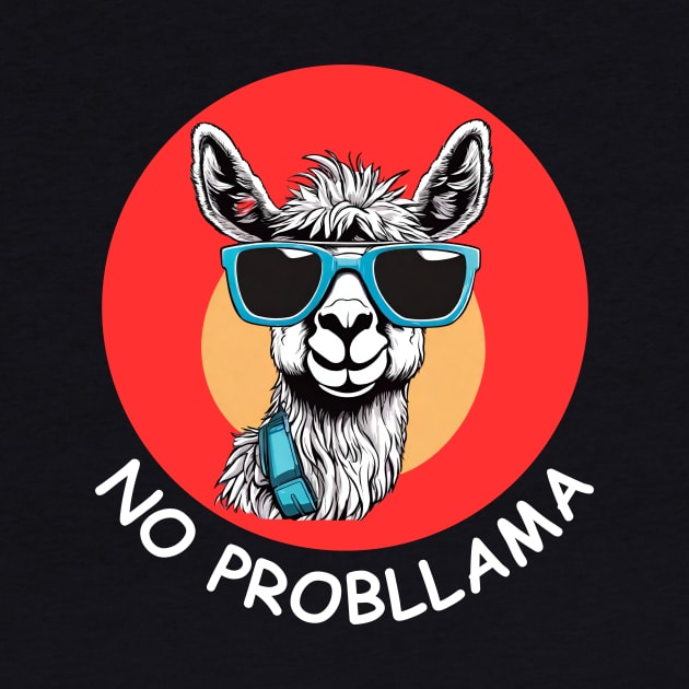 No Probllama  | Llama Pun by Allthingspunny